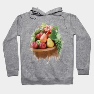 Watercolor Fruits Hoodie